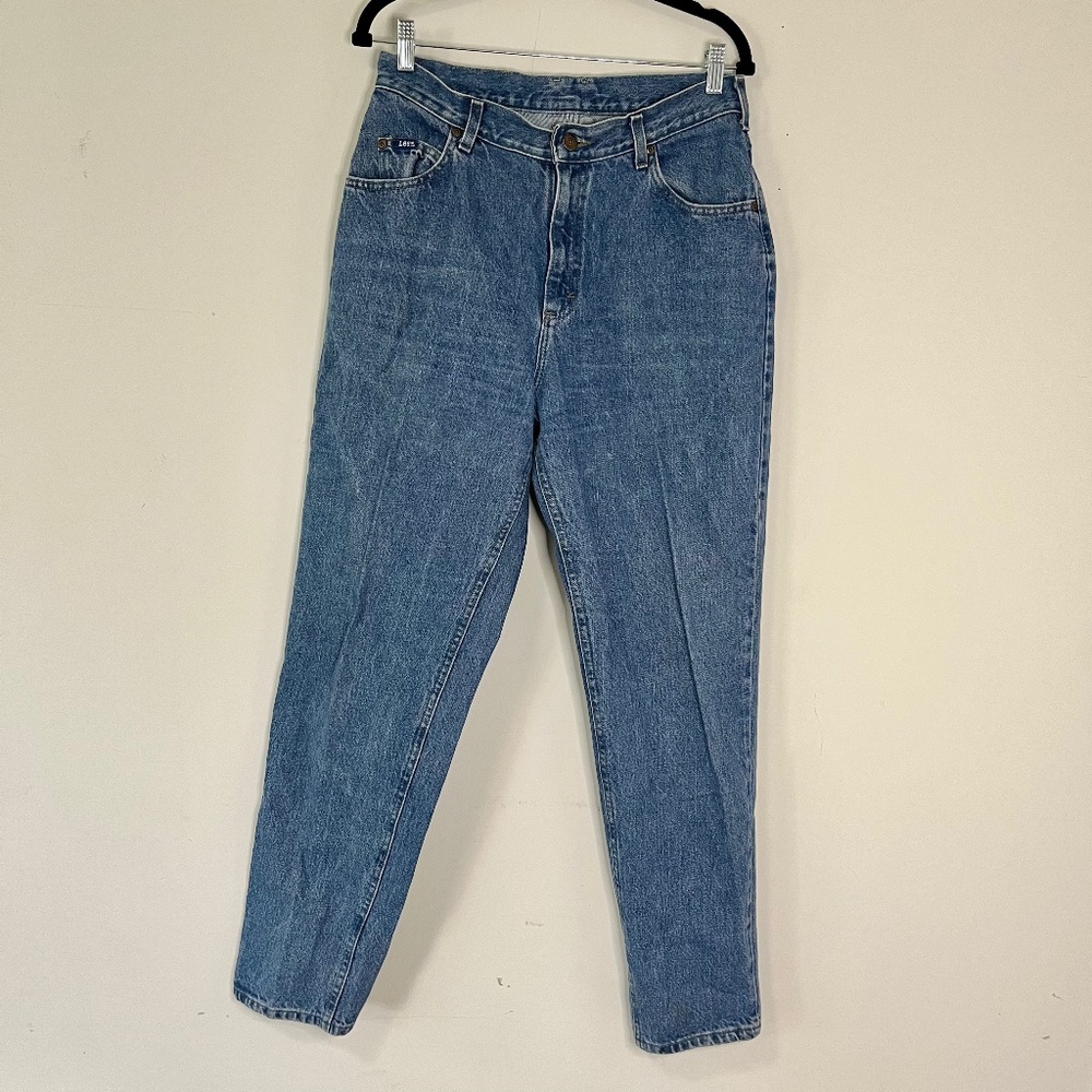 Vintage Lee High Rise Tapered Mom Jeans Size 31